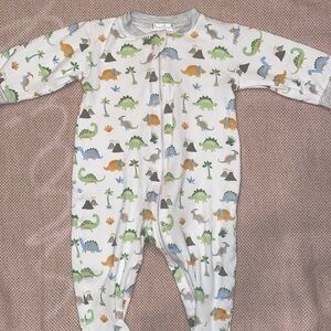 Kissy Kissy Dino Frontier Zipper Footie, Size 6-9 Months